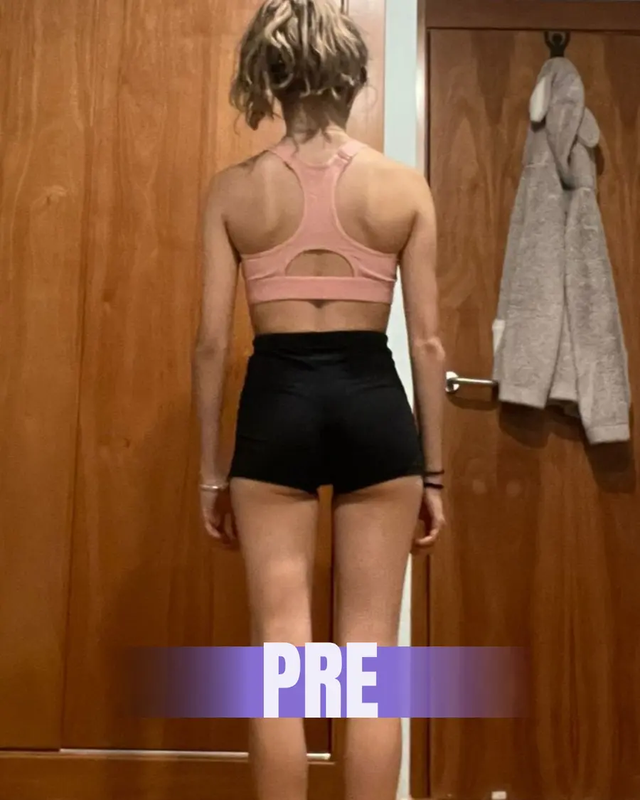 Lucía antes de comenzar el proceso